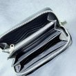 画像3: [現品限り2025年内納品OK] G&Crown Quarter Cross Oval With Crown Atelier Mark Overlay Saddle Leather Round Zip Wallet  (3)