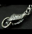 画像14: Skull On Snake Born Keeper With 2-Snake With Skull Links Wallet Chain (14)