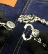 画像4: 1/8 Knuckle Duster Keeper With 6 Noodle Links Atelier Mark On Clip Wallet Chain / Atelier Mark Wallet Post (4)