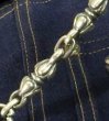 画像5: 1/8 Knuckle Duster Keeper With 6 Noodle Links Atelier Mark On Clip Wallet Chain / Atelier Mark Wallet Post (5)