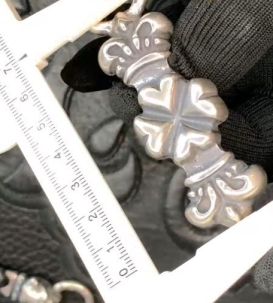 画像14: 4Heart Crown Cross Key Keeper With 2Old Bulldogs & 2Skulls Braid Leather Wallet Chain (14)