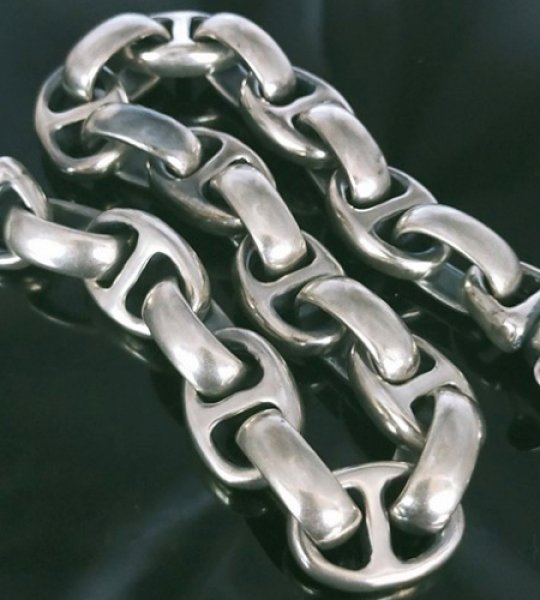 画像2: 4Heart Crown Keeper With 2Swivel Panthers & H.W.O & Anchor Links Wallet Chain (2)