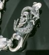 画像4: Skull On Snake Keeper With 4 Boat Neck Panther &8 Skulls Small Oval Links Wallet Chain (4)