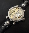 画像7: OMEGA Vintage Skeleton Watch With 2Skulls Watch Band (7)