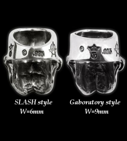 Gaboratory Xconz Collaboration Double Face Medium Lage Skull Ring