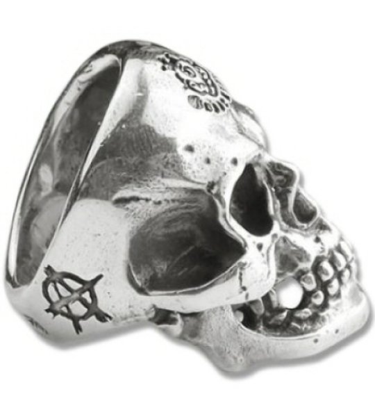 画像4: Xconz Collaboration Double Face Medium Lage Skull Ring (4)