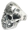画像3: Xconz Collaboration Double Face Medium Lage Skull Ring (3)