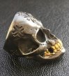 画像5: Xconz Collaboration 18k Gold Teeth Large Skull Ring 3rd generation (5)