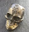 画像4: Xconz Collaboration 18k Gold Teeth Large Skull Ring 3rd generation (4)