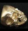 画像8: Xconz Collaboration Gold Double Face Medium Lage Skull Ring (8)