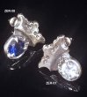 画像7: G&Crown Blue Super CZ Diamond Pierce (7)