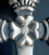 画像11: 1/8 4Heart Crown Long Cross With Super CZ DIamond Pendant (11)