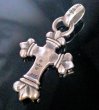 画像6: 1/8 4Heart Crown Long Cross With Super CZ DIamond Pendant (6)