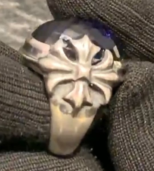 画像12: Facet Cut Blue Sapphire Zaza Ring (12)