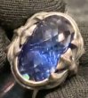 画像8: Facet Cut Blue Sapphire Zaza Ring (8)