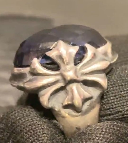 画像13: Facet Cut Blue Sapphire Zaza Ring (13)