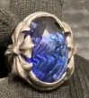 画像7: Facet Cut Blue Sapphire Zaza Ring (7)