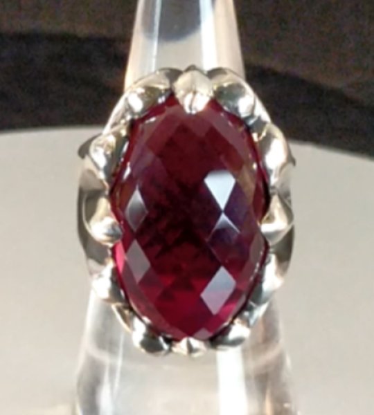 画像15: Facet Cut Ruby Zaza Ring (15)