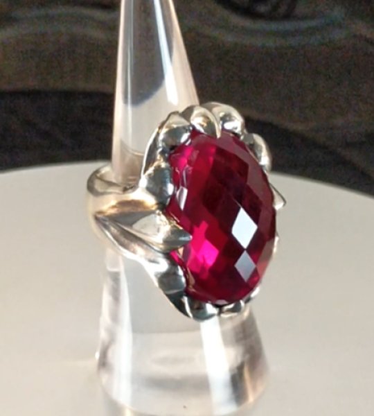 画像13: Facet Cut Ruby Zaza Ring (13)