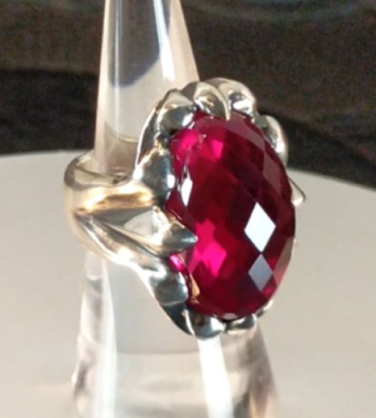 画像8: Facet Cut Ruby Zaza Ring (8)