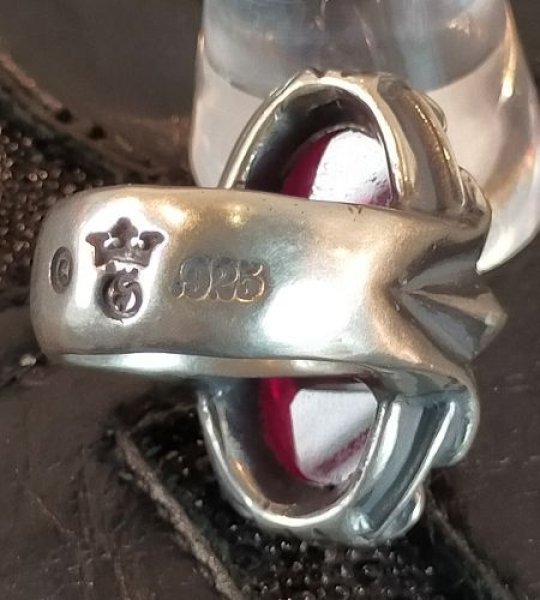 画像17: Facet Cut Ruby Zaza Ring (17)