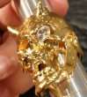 画像5: 18k Gold Zaza Large Devil Skull  With Diamond Eye Ring (5)