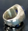 画像5: Facet Cut Blue Sapphire Signet Zaza Ring (5)