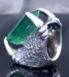 画像8: 78.50Ct Emerald Cut Fluorite Master Predator Ring (8)