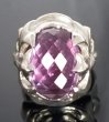 画像4: Facet Cut Change Color Purple Sapphire Zaza Ring (4)