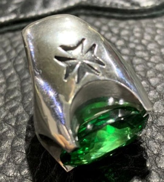 画像10: 23Ct. Green Sapphire Signet Ring (10)