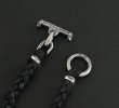 画像5: Quarter Panther & braid leather necklace (5)
