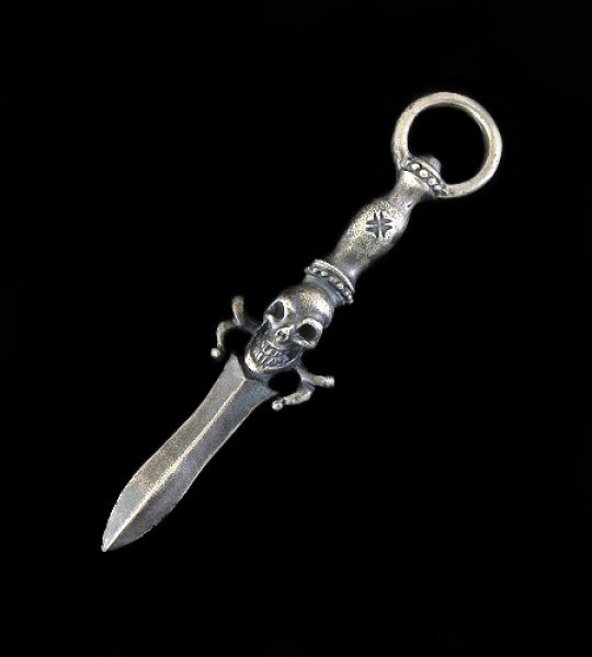 画像1: Half Dagger With Skull Pendant (1)