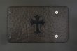 画像3: Stingray Cross Inlay Ostrich Long Wallet (3)