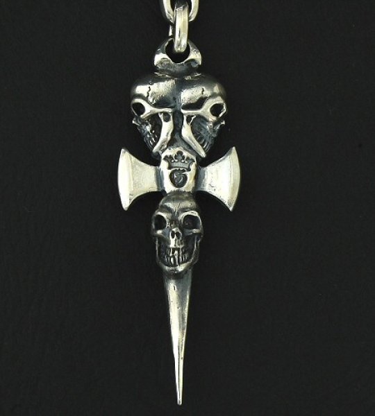 画像3: Triple Skull Dagger & Old Bulldog Wallet Hanger (3)