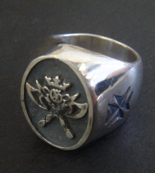 画像2: G&Crown Battle-Ax Ring (2)