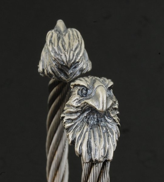 画像3: Eagle Cable Wire Bangle (3)