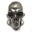 画像3: Old Large Skull Full Head Solid Ring (3)