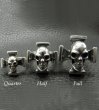 画像12: Quarter Skull On Square Hammer Cross Ring (12)
