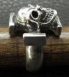 画像9: Quarter Skull On Square Hammer Cross Ring (9)