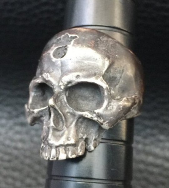 画像4: Medium Large Skull Ring Without Jaw (4)