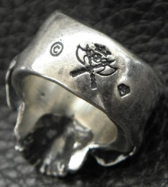 画像9: Medium Large Skull Ring Without Jaw (9)