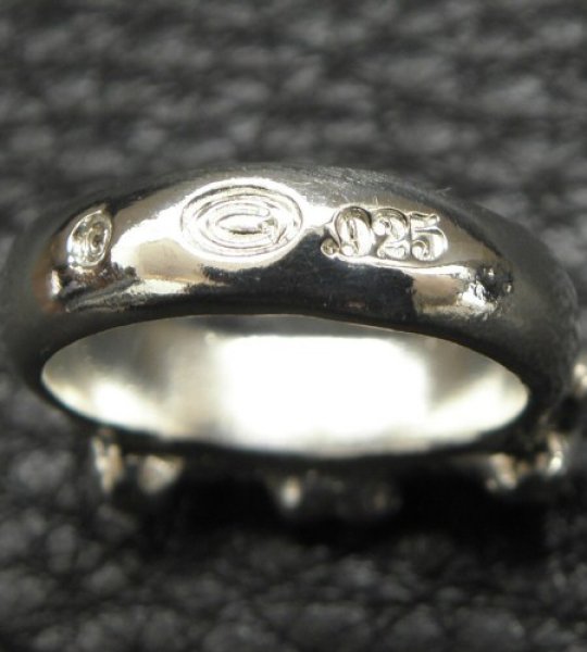画像3: Small 4Heart Crown Ring (Platinum Finish) (3)