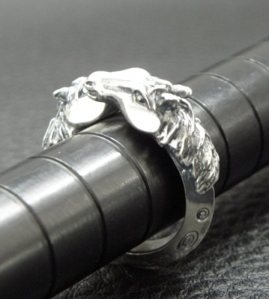 画像7: Horse Triangle Wire Bangle Ring (7)