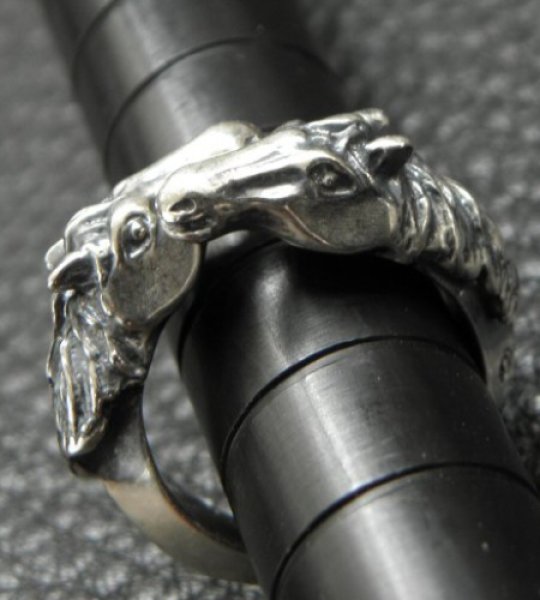 画像13: Horse Triangle Wire Bangle Ring (13)