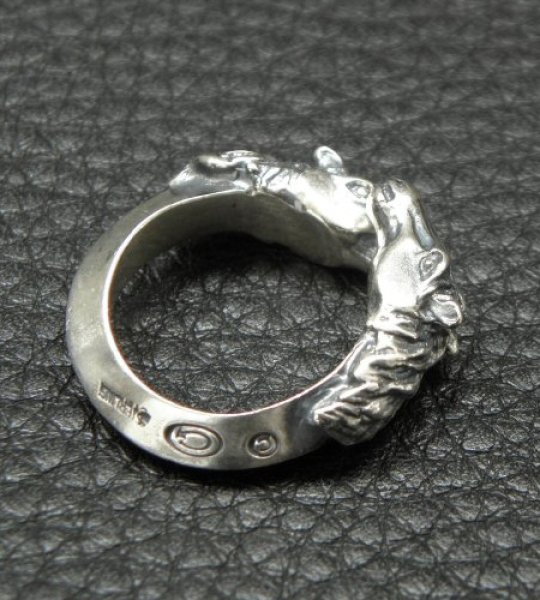 画像2: Horse Triangle Wire Bangle Ring (2)