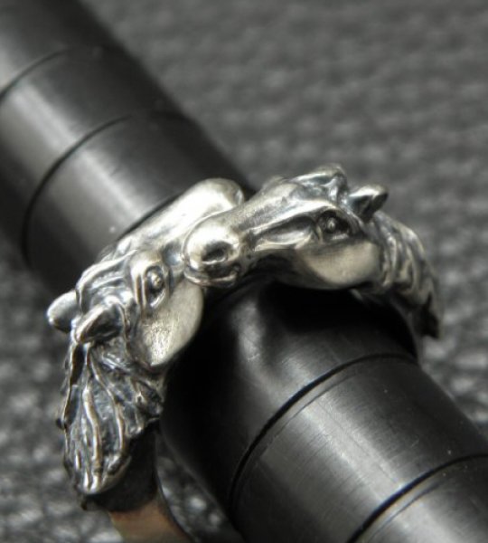 画像11: Horse Triangle Wire Bangle Ring (11)