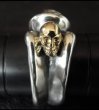 画像8: Gothic ring with 18karat T-bar skull (8)
