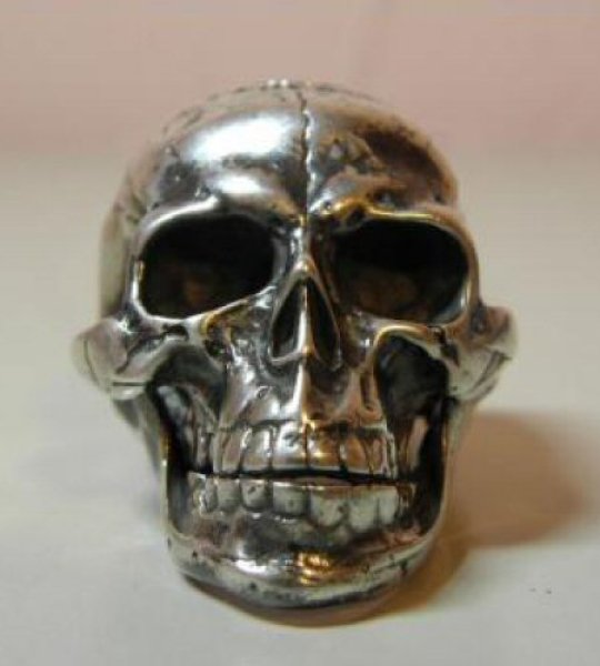 画像3: Large Skull Full Head Ring (3)
