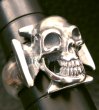 画像13: Skull Iron Cross Ring (13)
