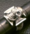 画像15: Skull Iron Cross Ring (15)